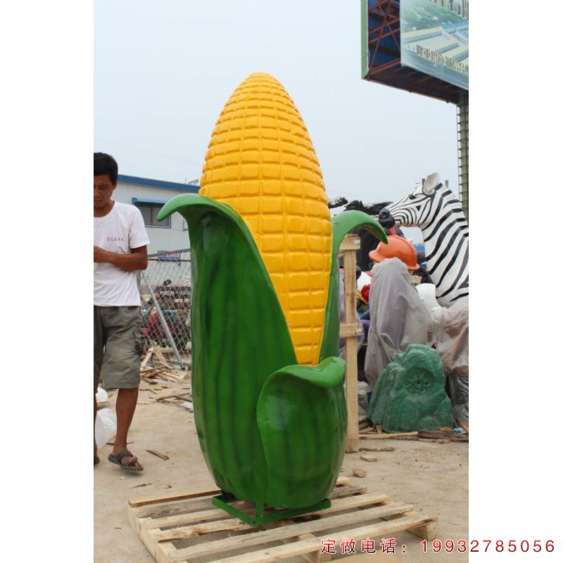 公园玻璃钢玉米景观雕塑（2）