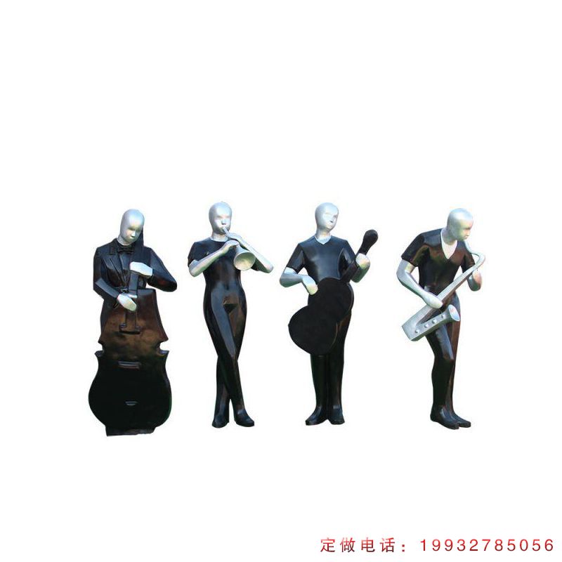玻璃钢抽象音乐人雕塑 (22)