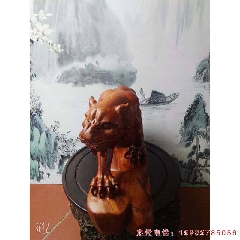 校园老虎动物铜雕（2）