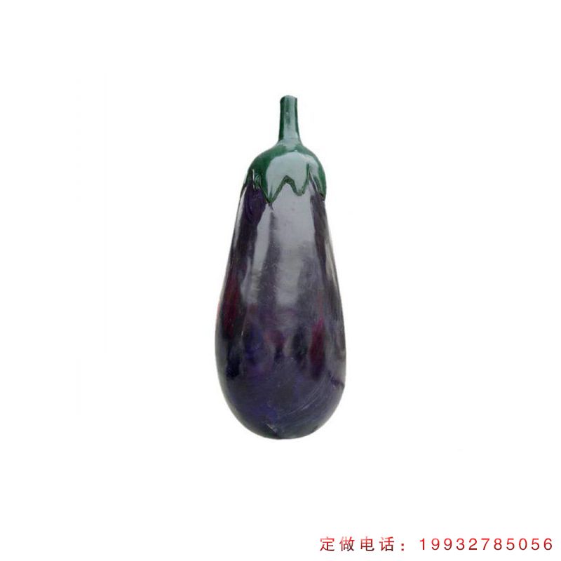 医院玻璃钢茄子景观雕塑（1）