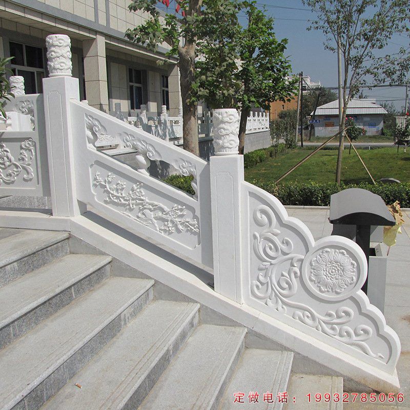 城市梅兰竹菊栏板景观石雕（2）
