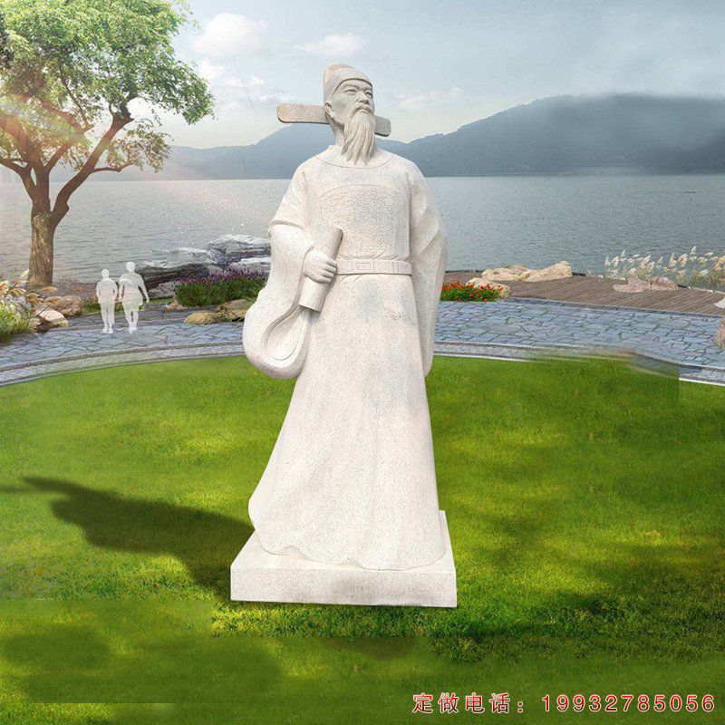 酒店李白人物石雕（2）