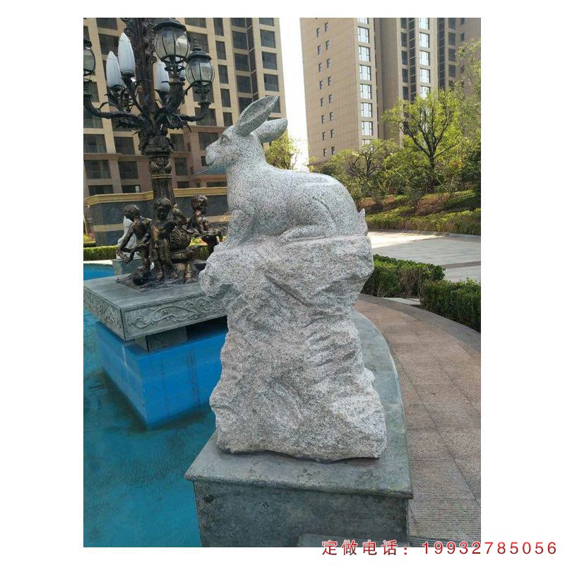 商业街十二生肖动物石雕（3）