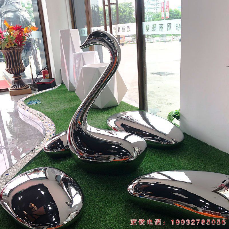 酒店不锈钢鹅卵石景观雕塑（1）