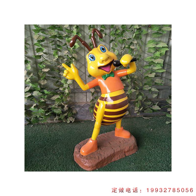 商场玻璃钢蜜蜂动物雕塑（1）