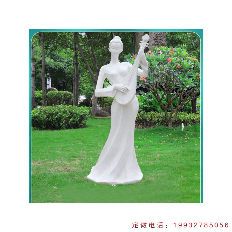 玻璃钢抽象音乐人雕塑 (11)