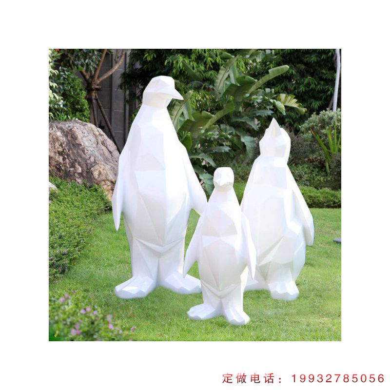 玻璃钢企鹅雕塑  (1)
