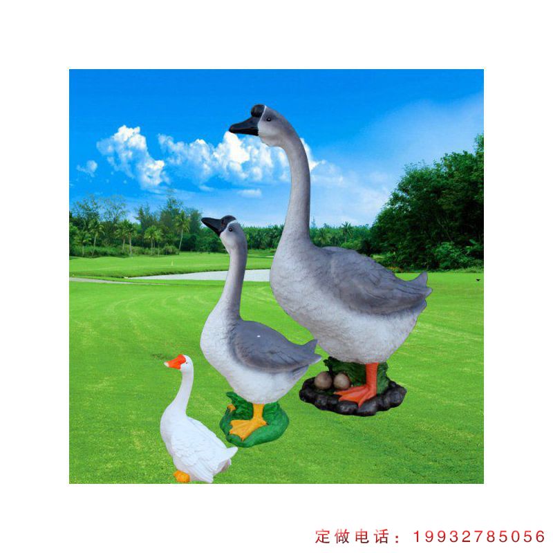 玻璃钢鹅雕塑 (36)