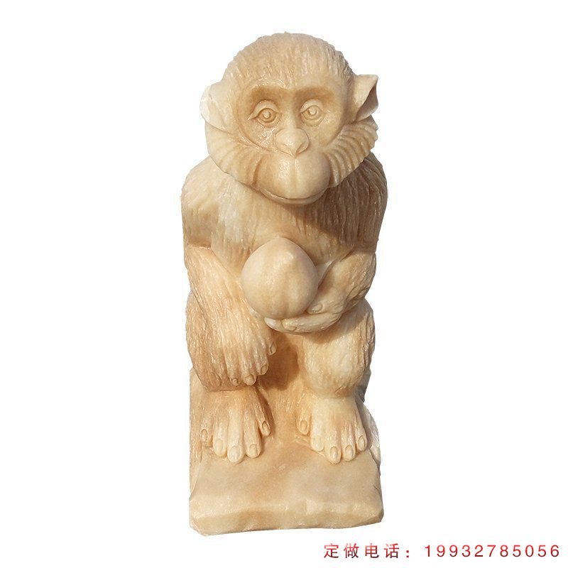 酒店猴子动物石雕（2）
