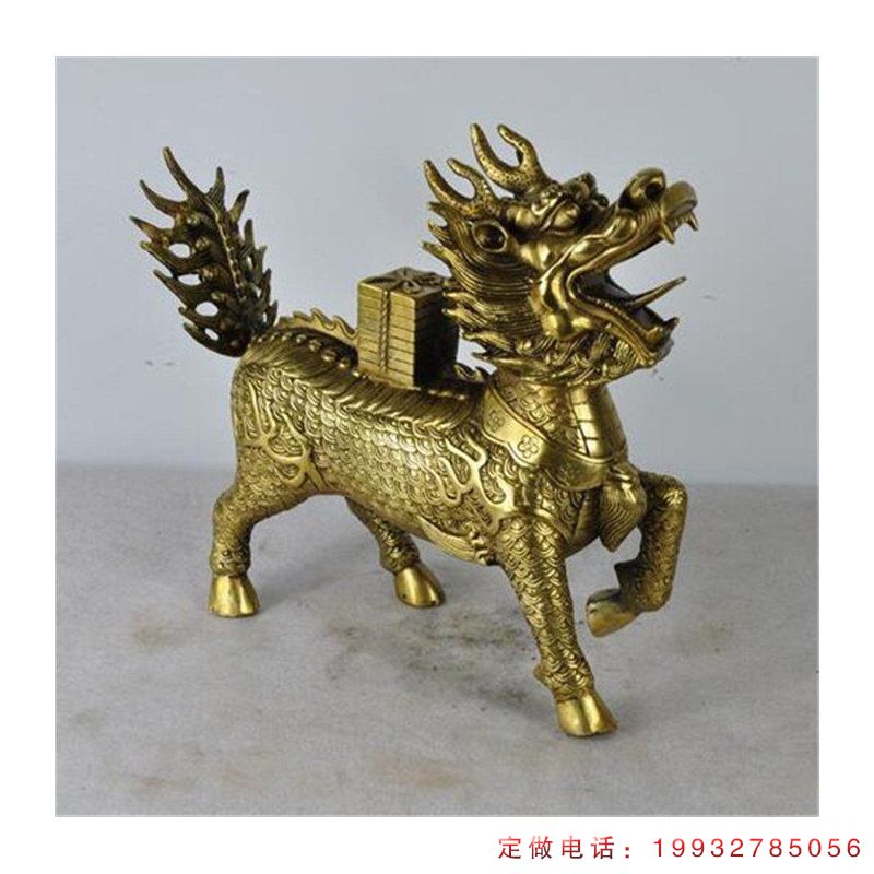 酒店麒麟动物铜雕（2）