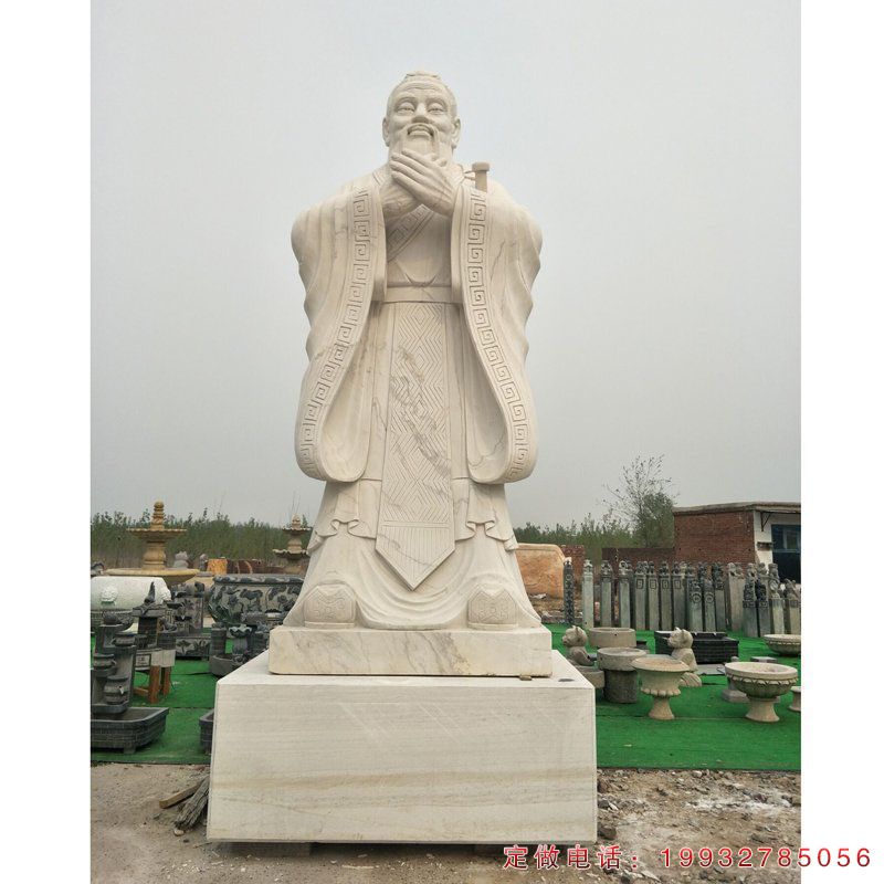 商场孔子人物石雕（1）