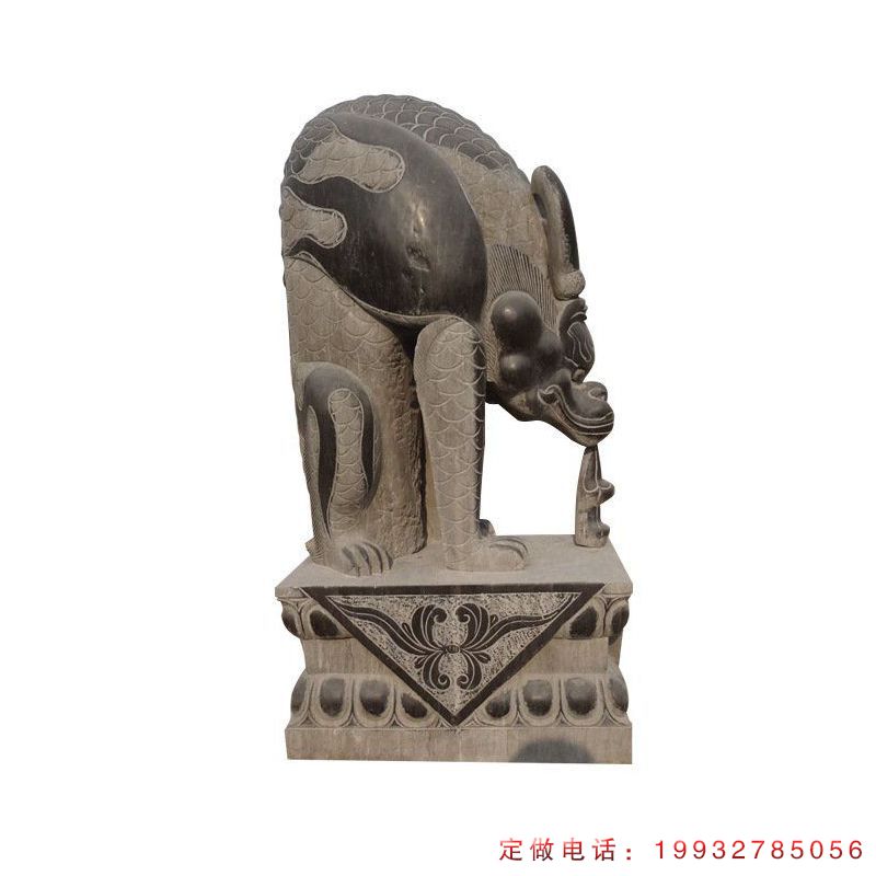 商业街吸水兽动物石雕（1）