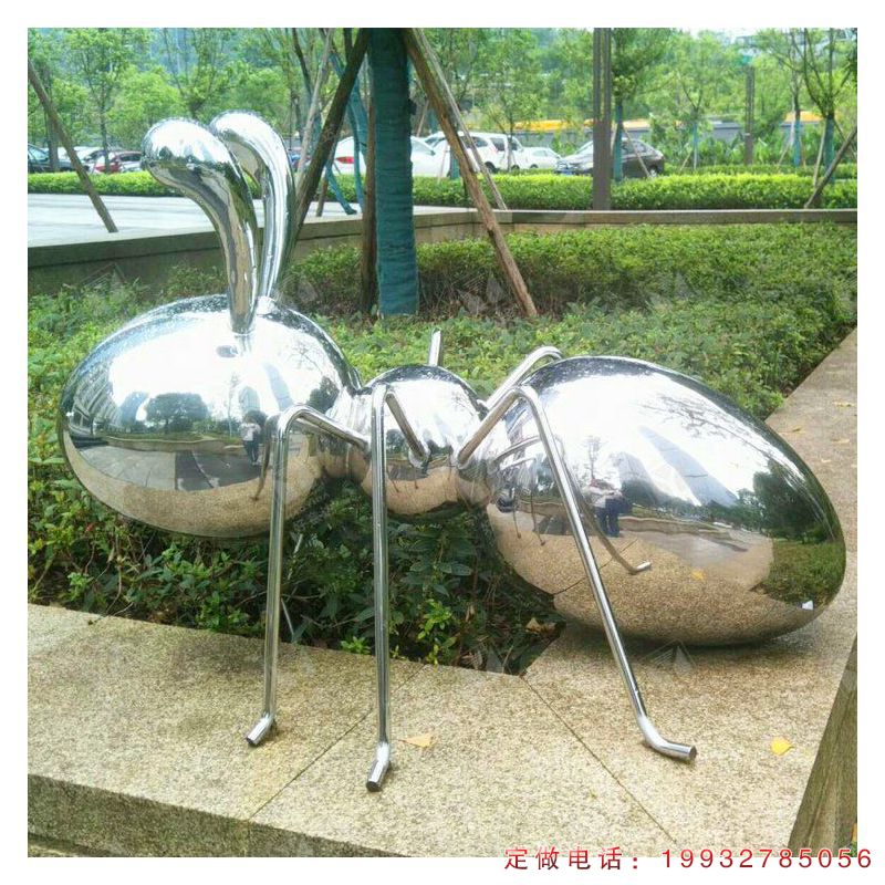 游乐场不锈钢蚂蚁动物雕塑（1）