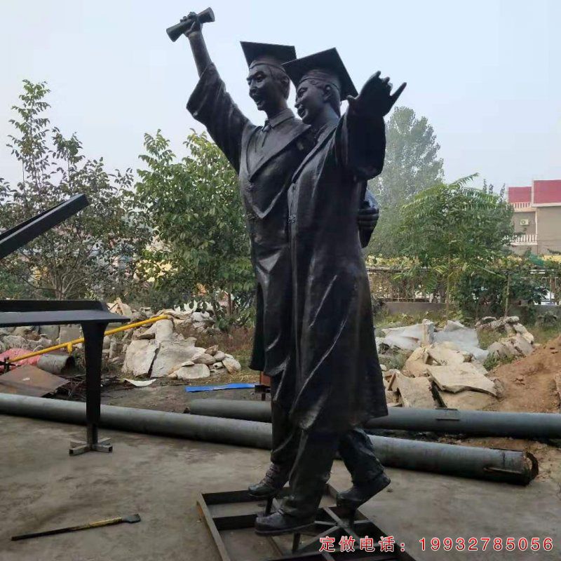 学校校园人物铜雕（2）