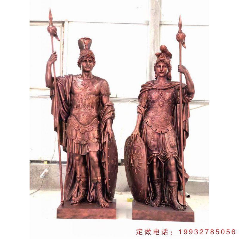 游乐场西方人物铜雕（1）