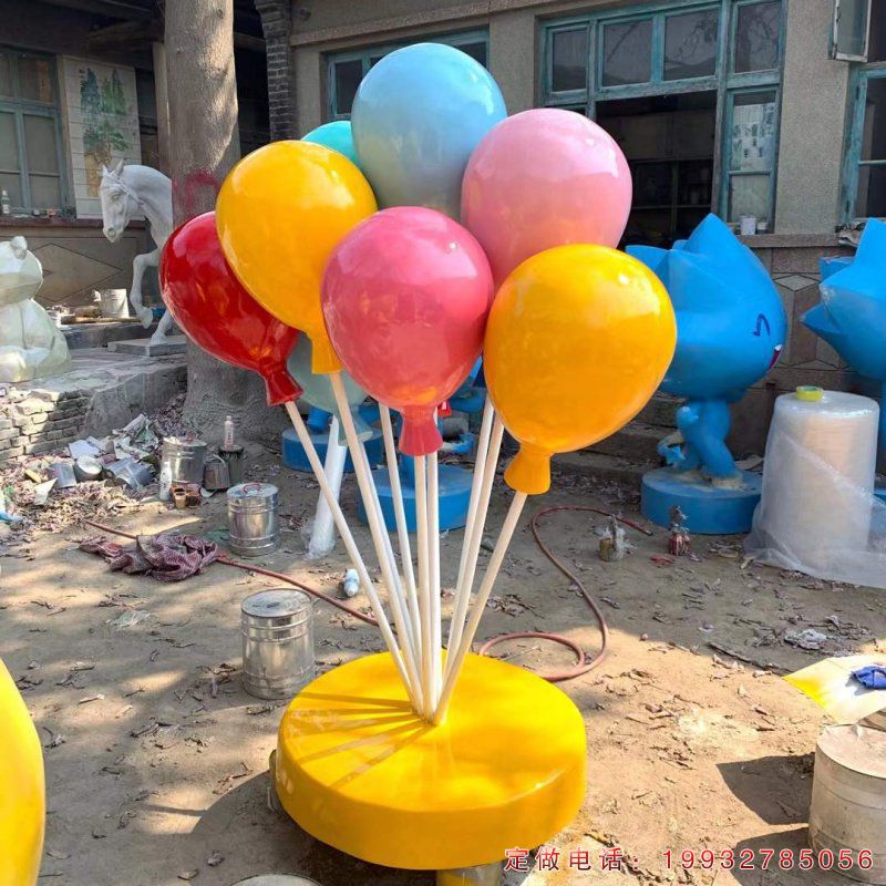 商场玻璃钢气球景观雕塑（2）