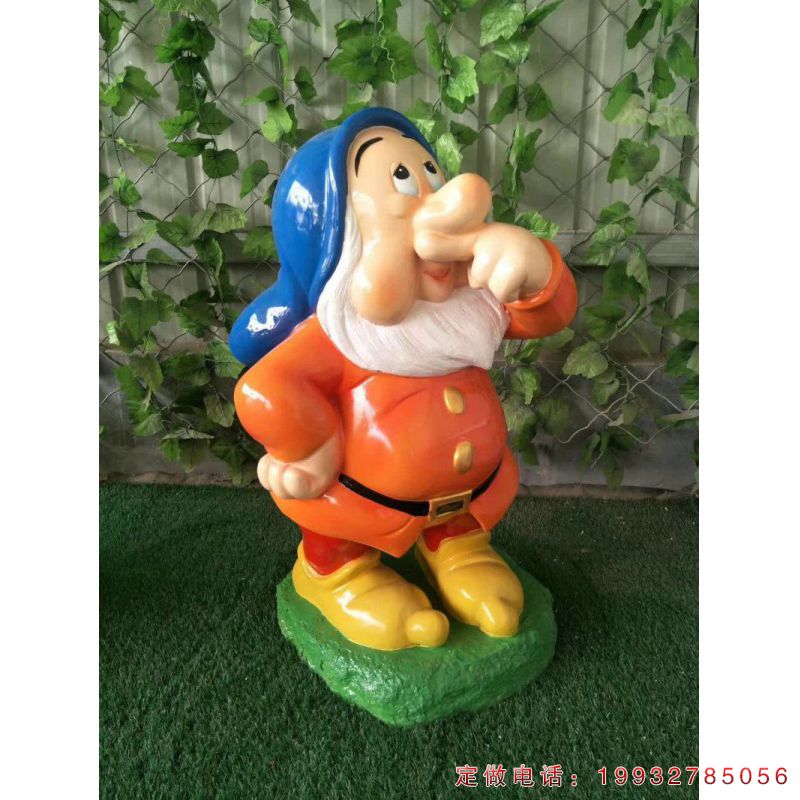 游乐场玻璃钢小矮人卡通雕塑（2）