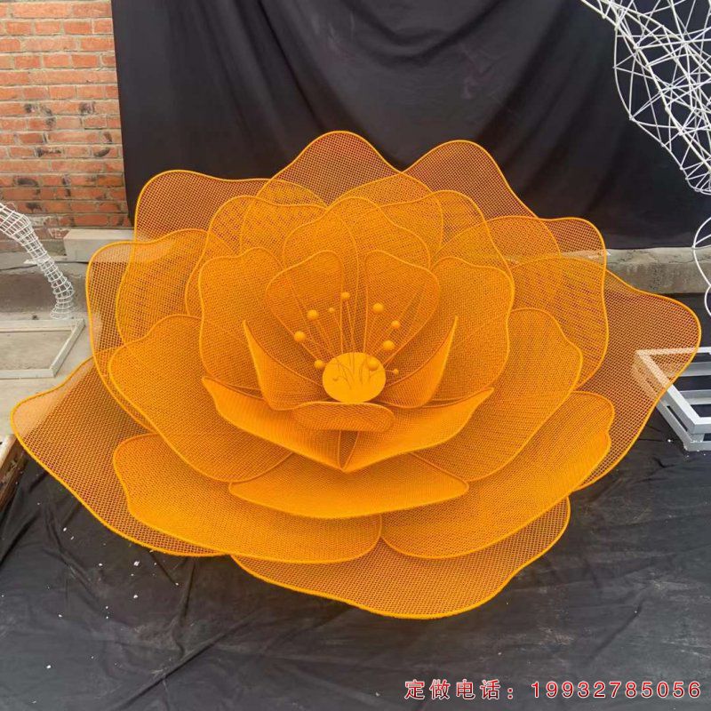 广场不锈钢花景观雕塑（2）