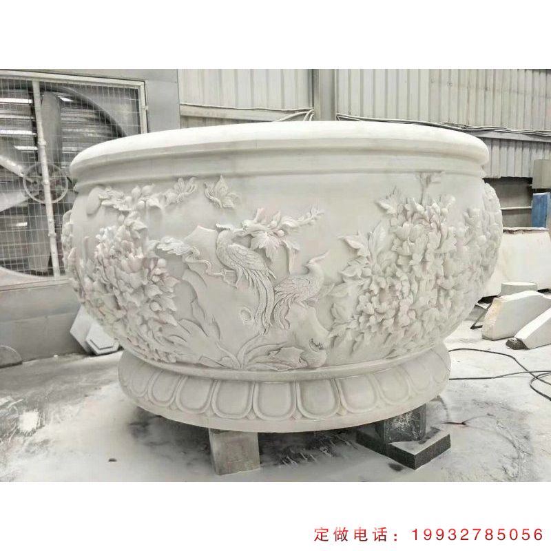 庭院景观鱼缸石雕（2）
