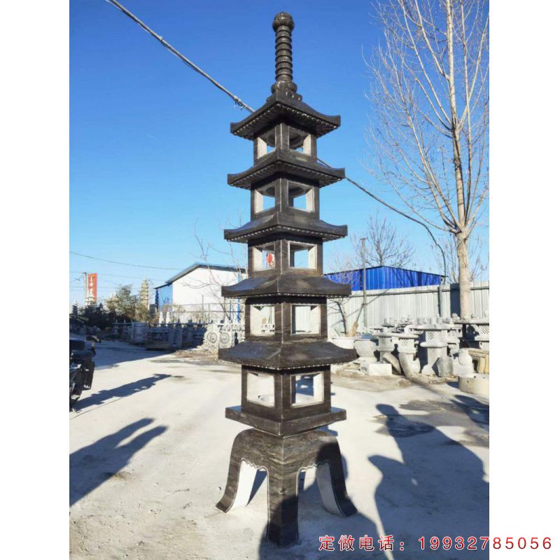 商场景观塔石雕（1）
