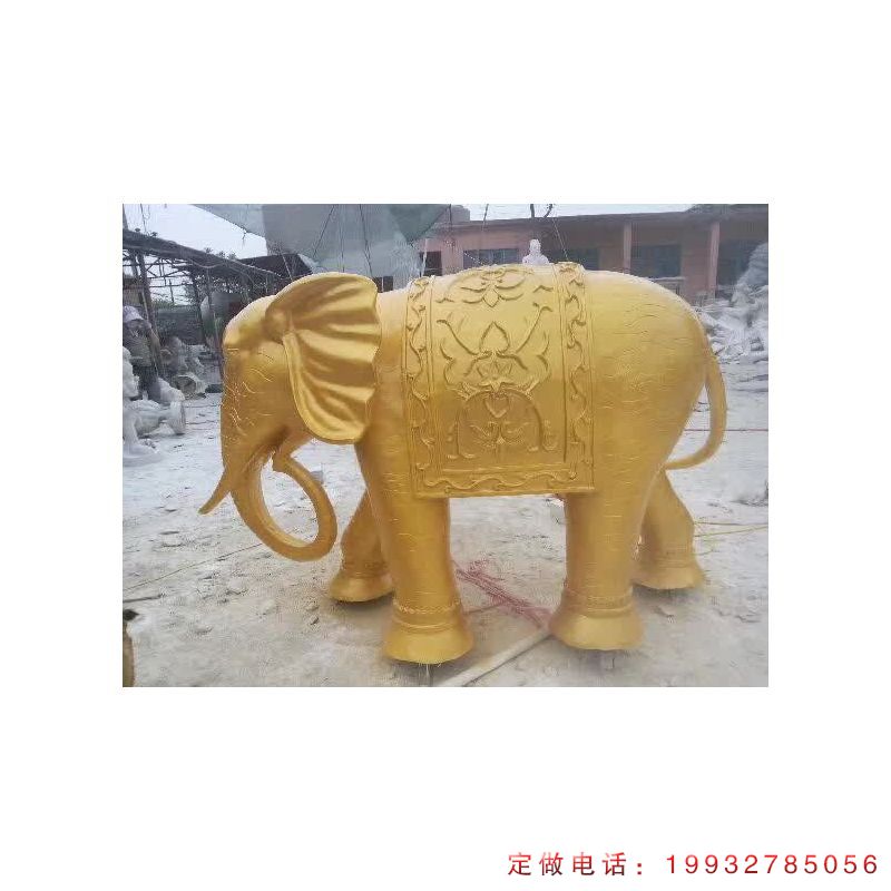 广场动物大象铜雕（1）