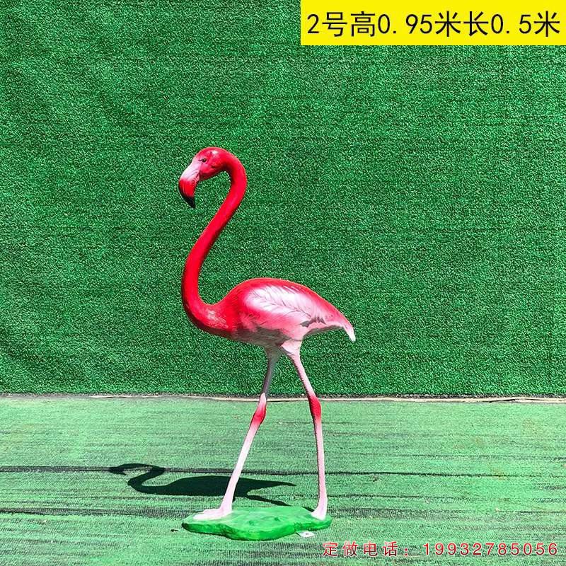 城市玻璃钢火烈鸟动物雕塑（1）